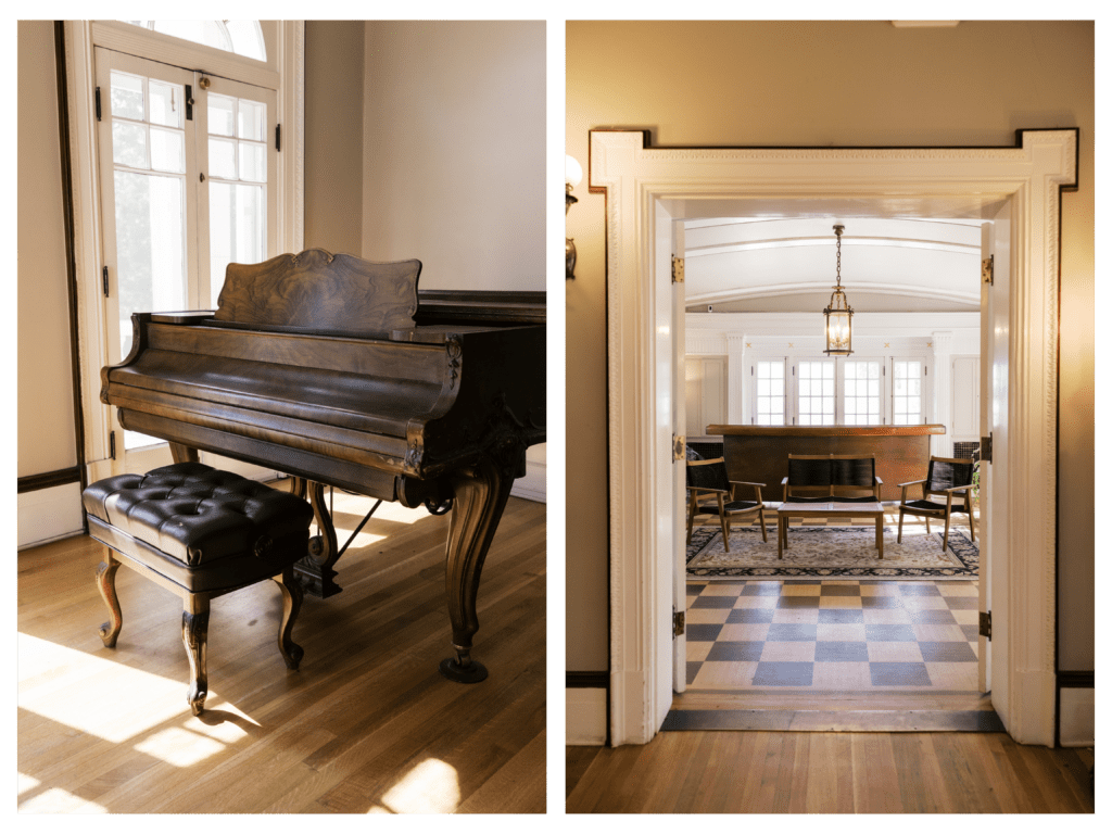 Mansion piano and bar