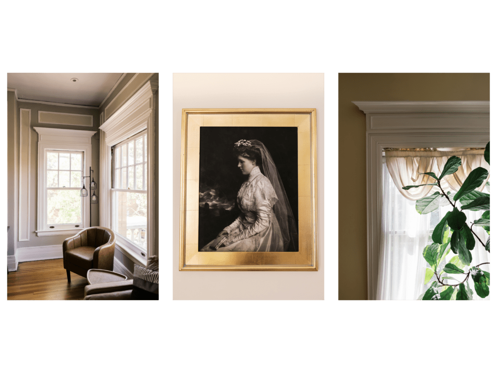 Bridal suite at the Grant-Humphrey's Mansion